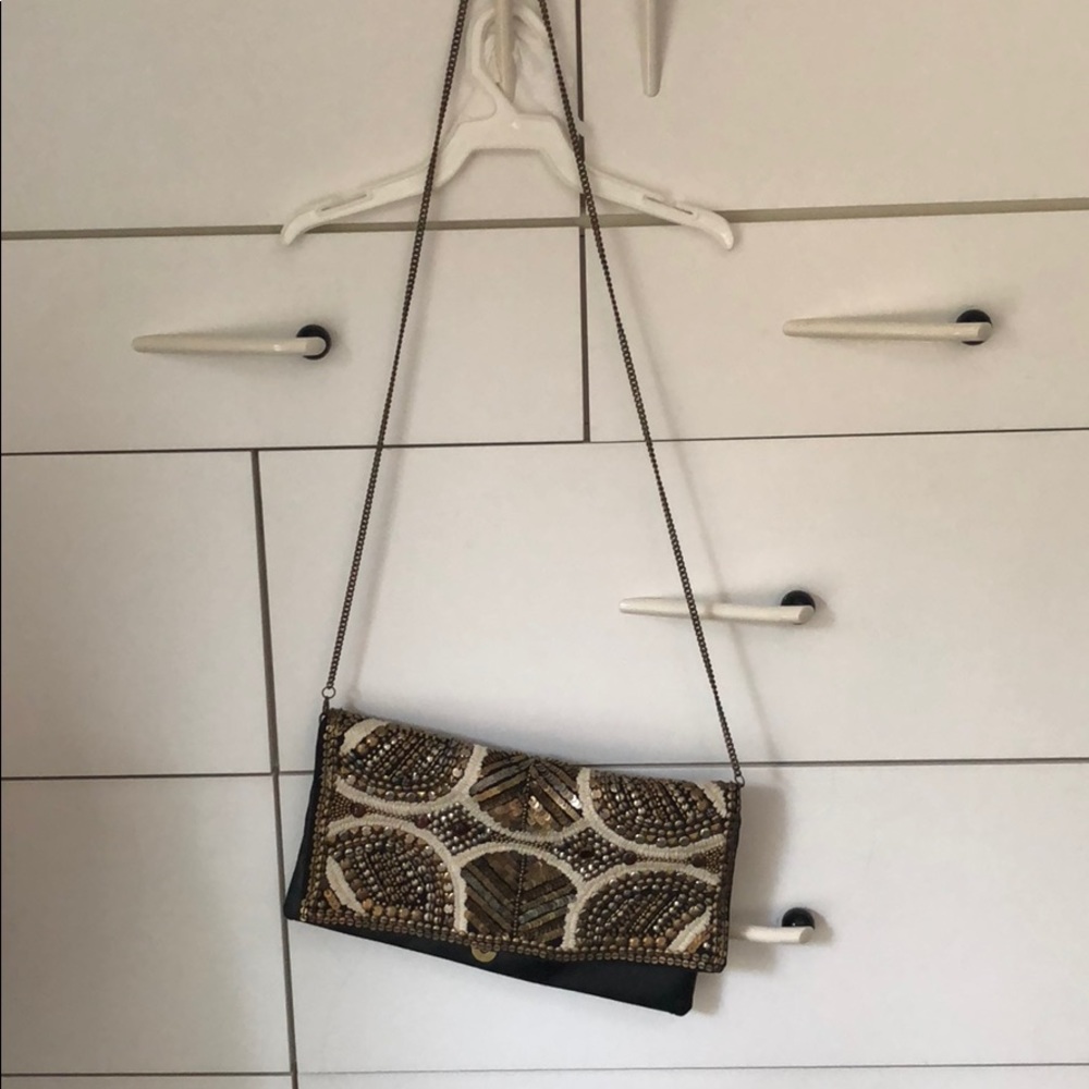 Beaded Bag Leather Ocoto